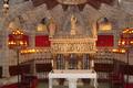 Sarkophag der Eulalia in der Krypta der Kathedrale in Barcelona