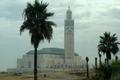 Die Hassan-II.-Moschee in Casablanca ist eine der gr��ten Moscheen der Welt.